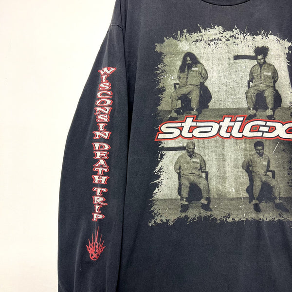 1999 Static-X Death Trip Longsleeve T-Shirt Size L