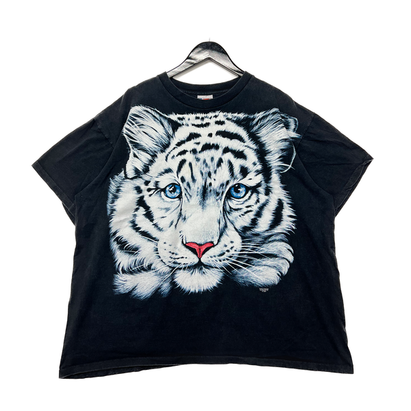 Tigre Blanc T-shirt Taille XL