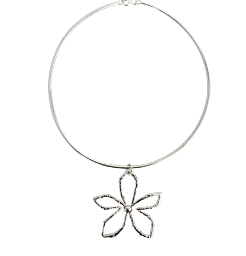 Flora Necklace Silver