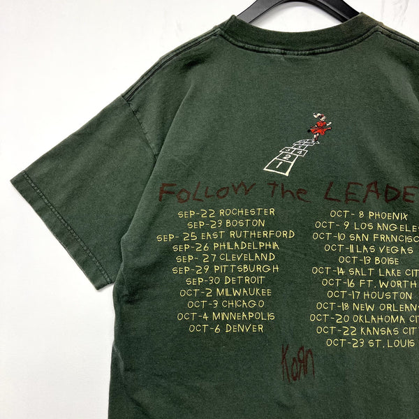 1990s Korn Follow The Leader T-Shirt Size L