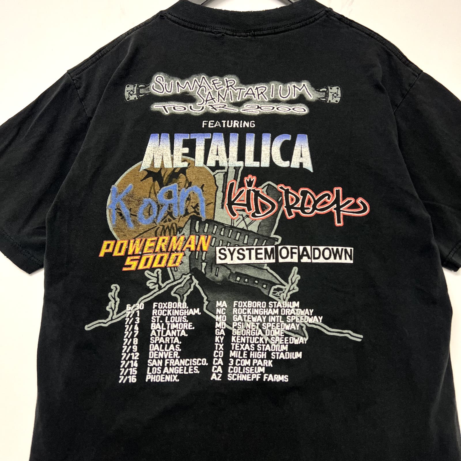 2000 Metalica Korn Shirt Size L