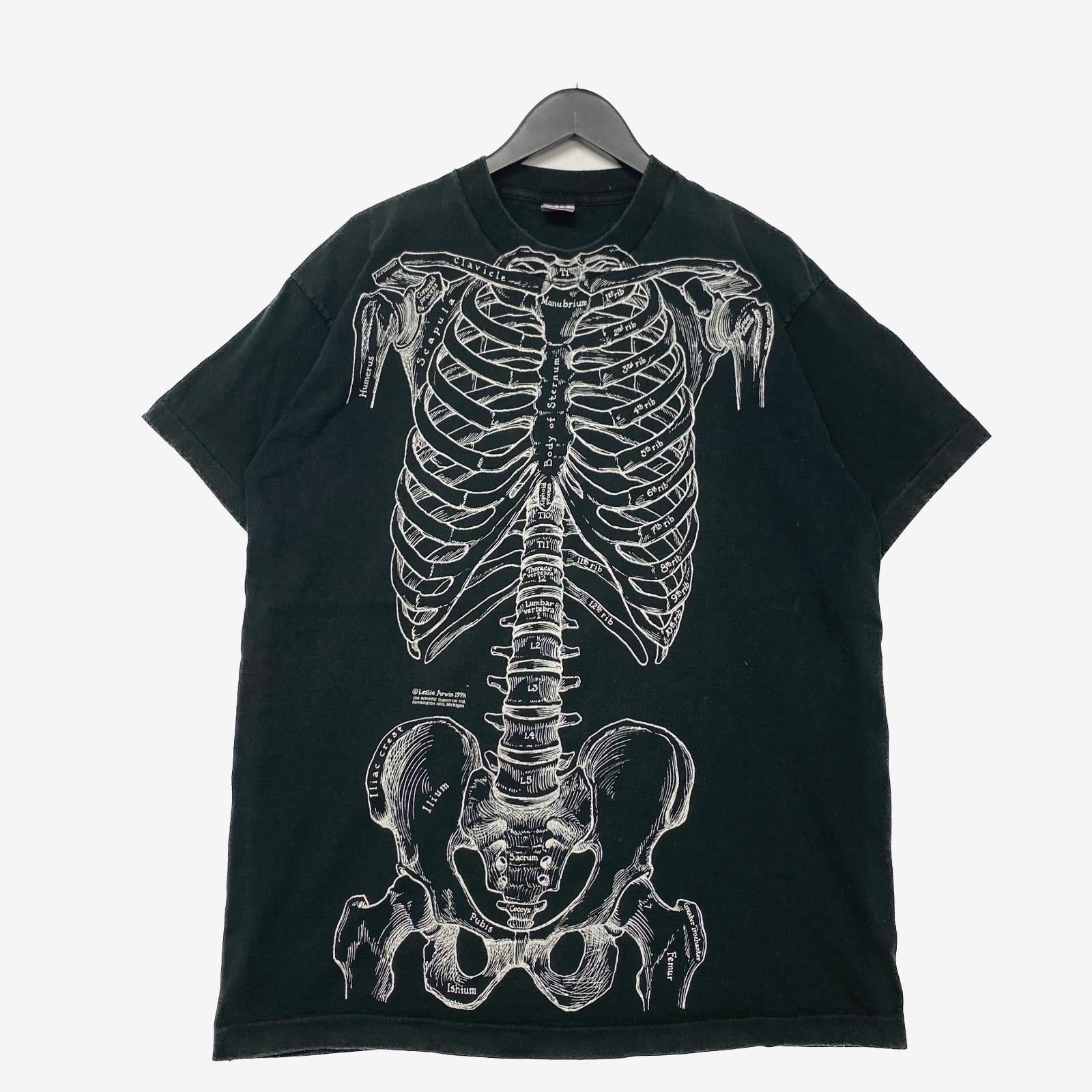 Skeleton Anatomy T-shirt Size XL