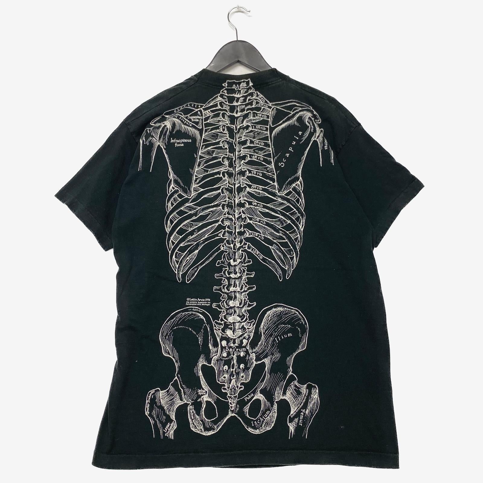 Skeleton Anatomy T-shirt Size XL