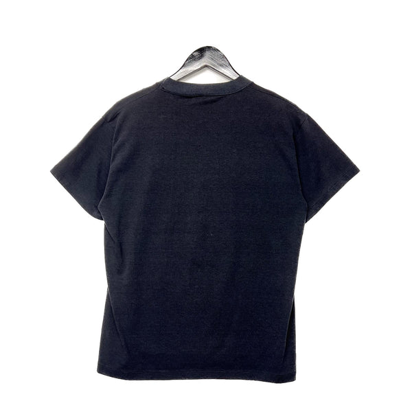 Vintage Georgtown University Hoyas 90s Single Stitch Faded Black T-shirt Size M
