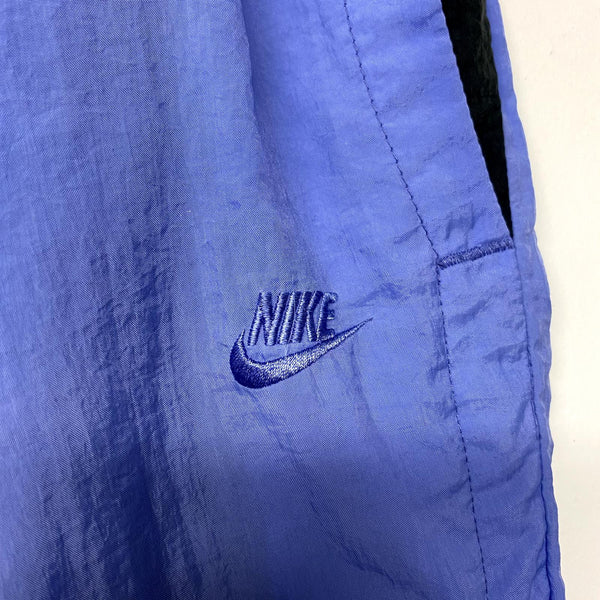 Vintage 1990s Womens Periwinkle Nike Track Pants With Draw String Size S