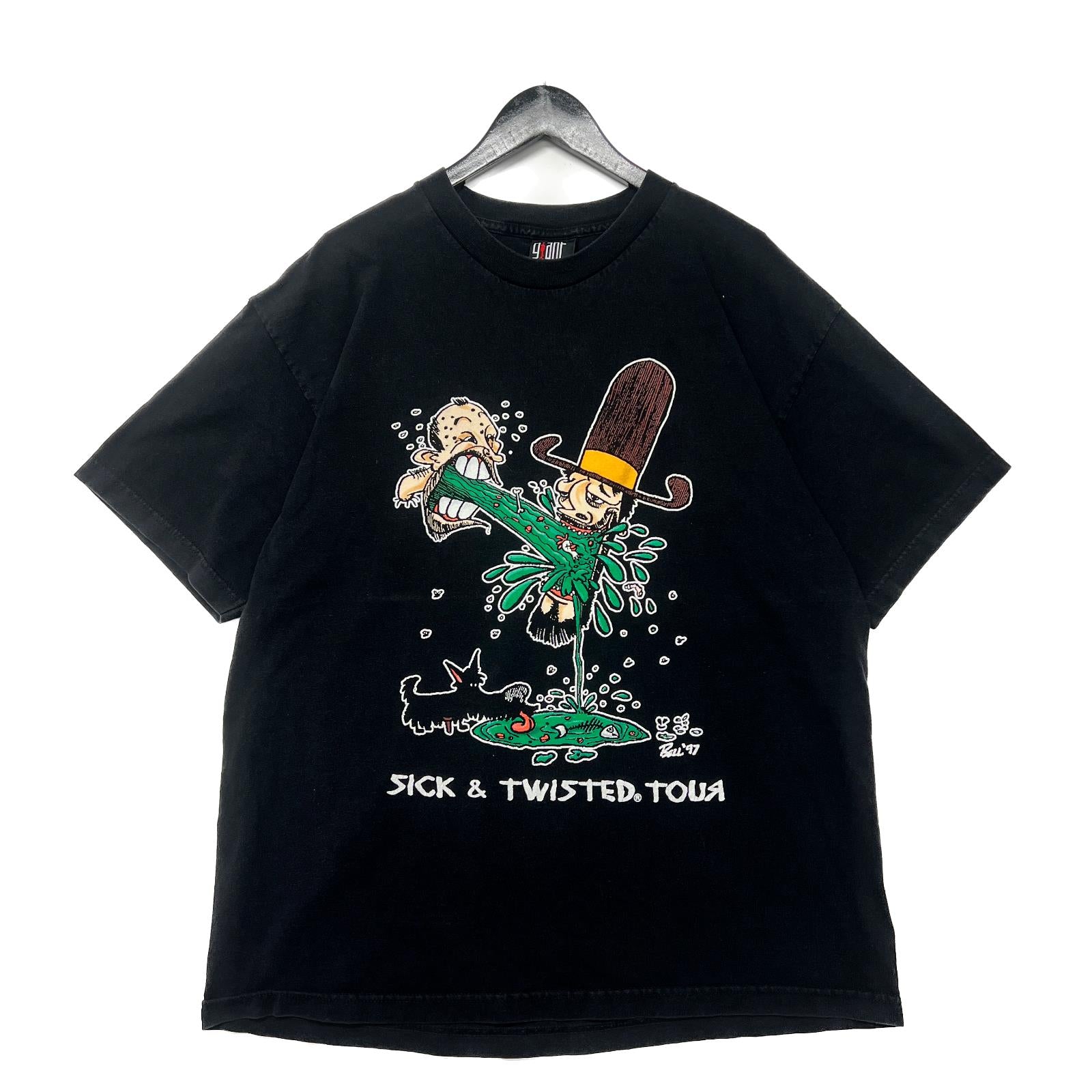 Korn Sick & Twisted Tour T-shirt Size XL