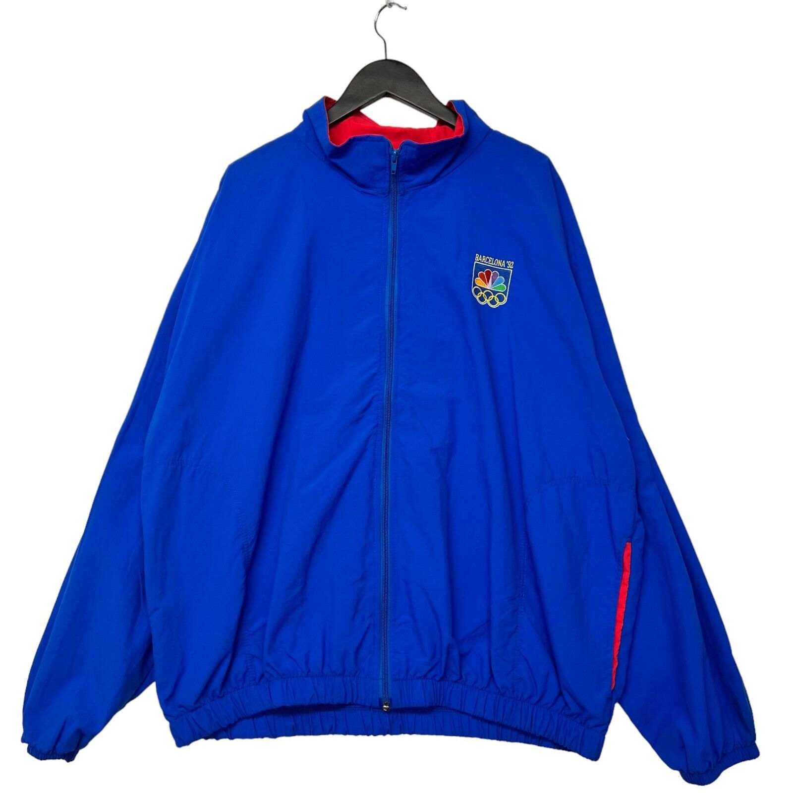 Vintage 1992 Barcelona Olympics Blue Jacket Size XL